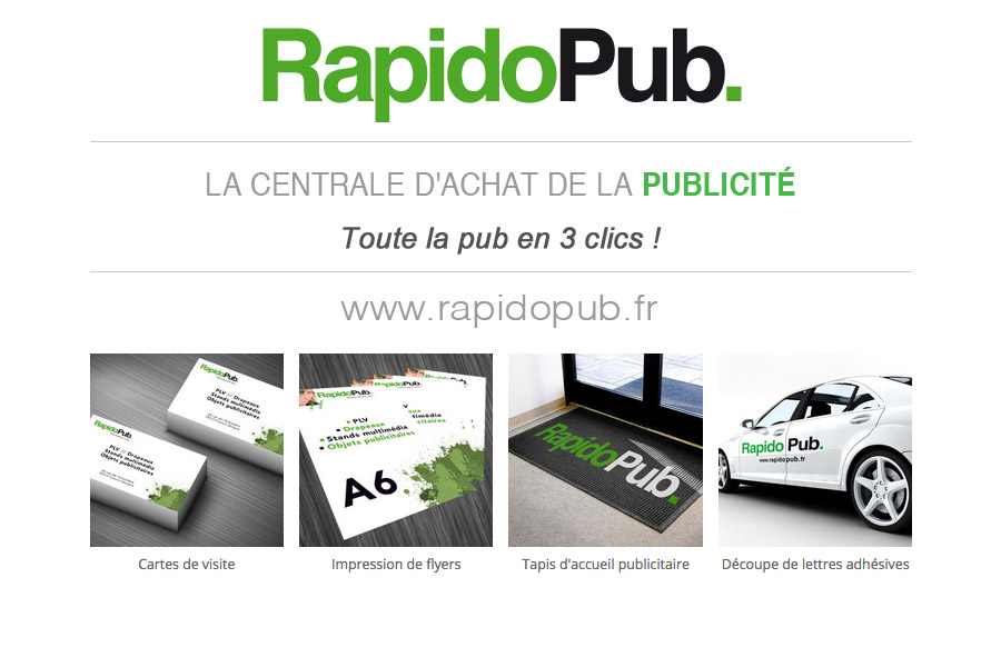 Découvrez notre nouvelle boutique en ligne : RapidoPub ! 