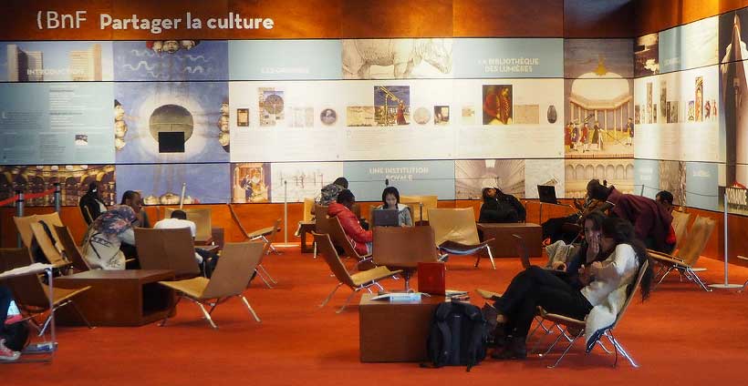 La bibliothèque nationale de France...